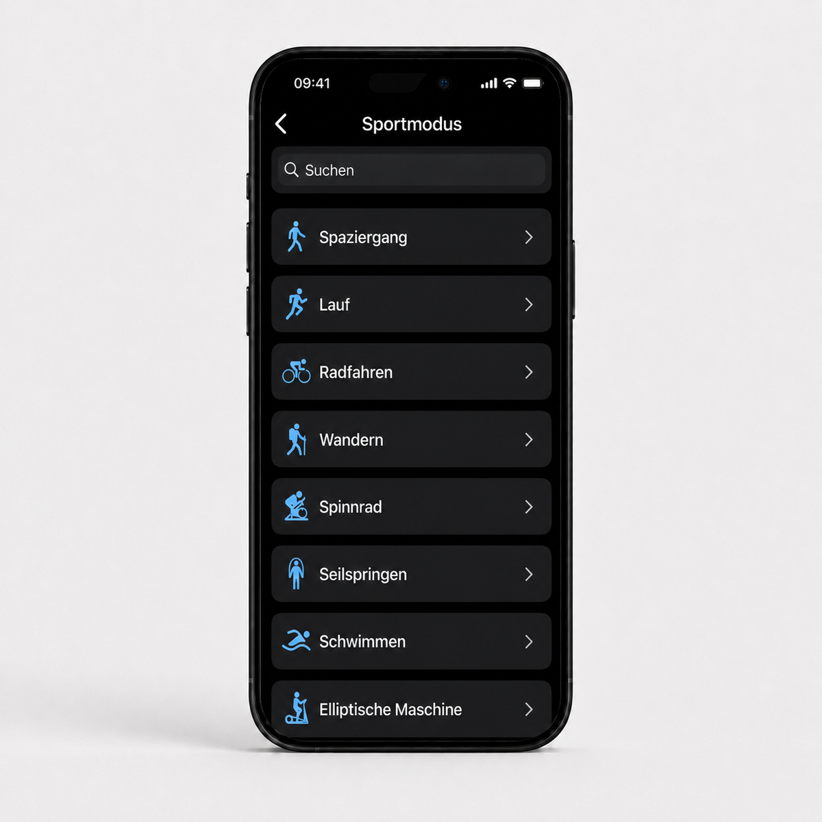 Stressentwicklung in der NEORING App